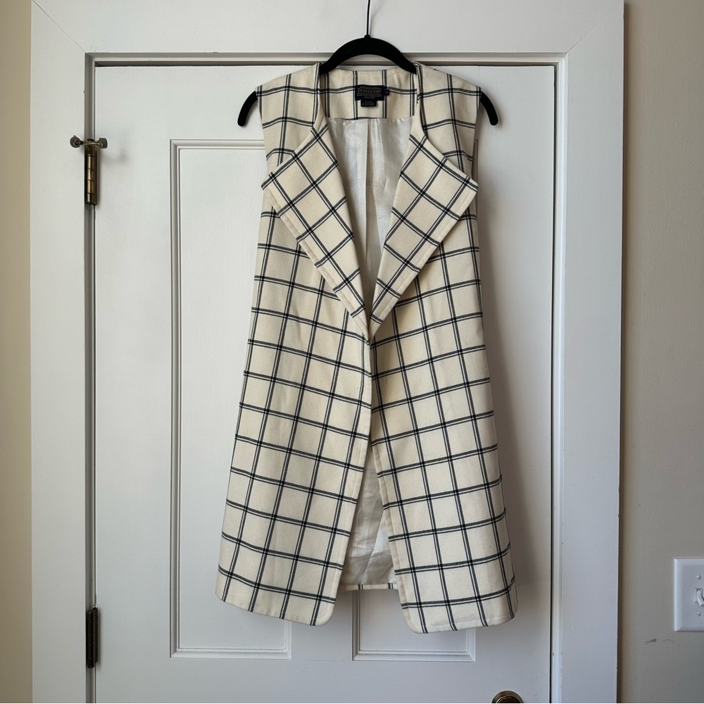 Pendleton Long Vest with Belt